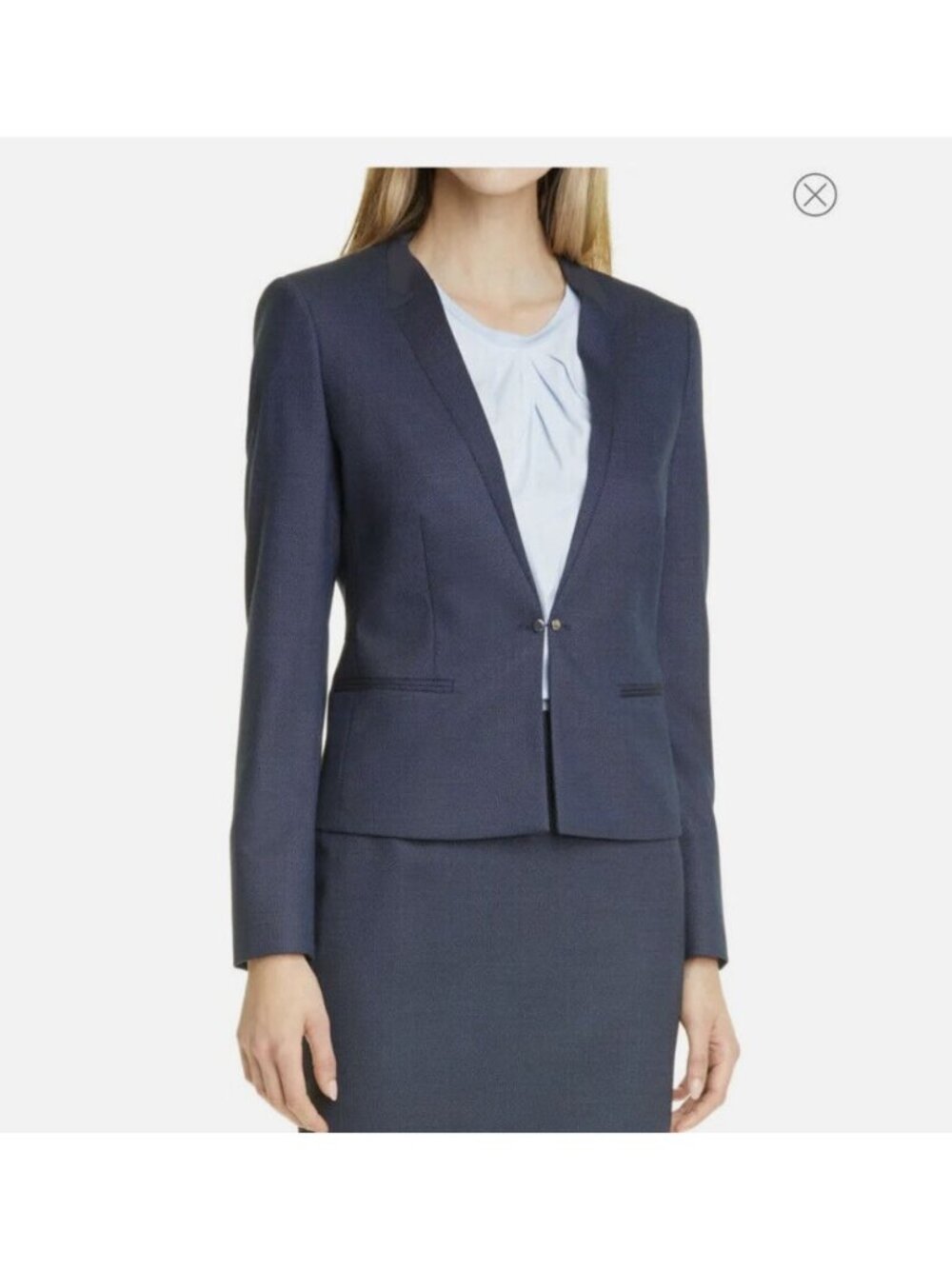 Hugo Boss Jujube Single Toggle Button Close Blazer Size US 16